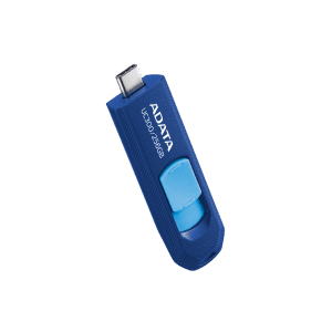 Flash disque 64GB ADATA UC300 USB3.2, Type-C OTG Backup Software - Bleu