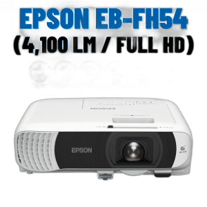 DataShow EPSON EB-FH54 WIFI : Professionnel 4100 Lumens 3LCD FHD 240 HZ HDMI / VGA / USB / WIFI