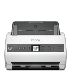 SCANNER Epson A4 Workforce DS-730N Scanner à défilement Chargeur 100p, 40ppm USB / Rj45, Ecran LCD, Rectro-Verso