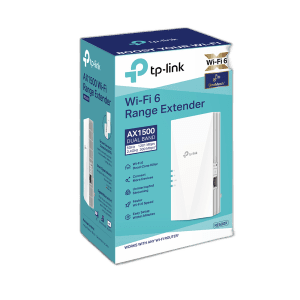 TP-Link RE500X : Répéteur WiFi / WiFi 6 Bi-bande AX1500 Port Gigabit, 2 ANTENNES INTERNES / EASY MESH
