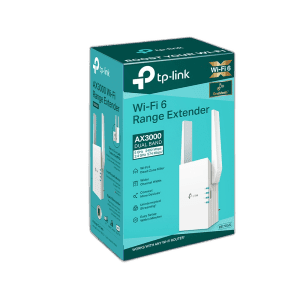 TP-LINK RE 705X : Répéteur WiFi 6 MAILLE AX3000 / Port Gigabit / 2 Antennes Externes / EASYMESH
